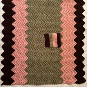 Handmade wheel chair throw